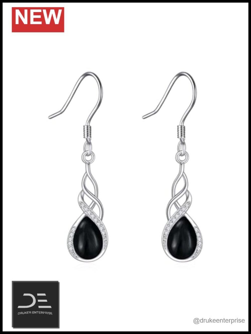 Sterling Silver Celtic Knot Drop Dangle Earrings for Women Jewelry Gift